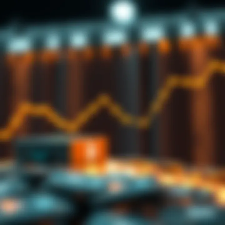 Conceptual representation of cash flow into blockchain