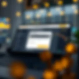 Illustration of Binance account setup interface