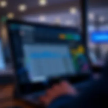 User interface of Coinbase for tracking transactions