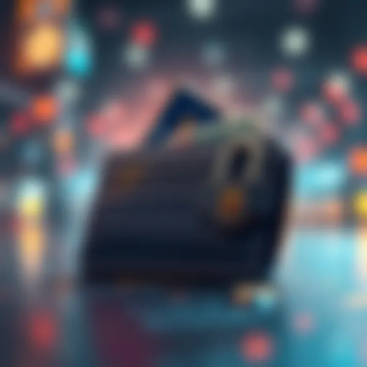 A graphic representation of security features in cyber wallets