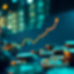 Visual representation of cryptocurrency growth