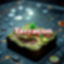 An infographic representing the technological framework of Terracoin