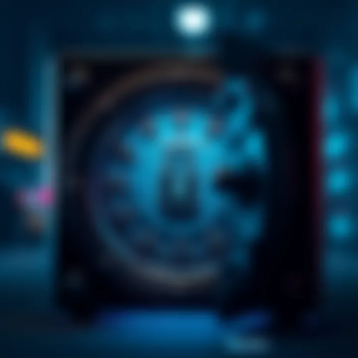 A secure vault symbolizing the security measures of cryptocurrency wallets.