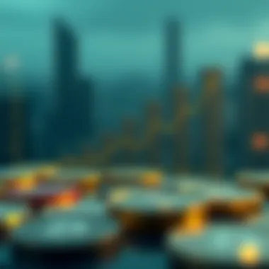 Stablecoins vs. Volatile Cryptocurrencies Graph illustrating the stability of stablecoins compared to other cryptocurrencies