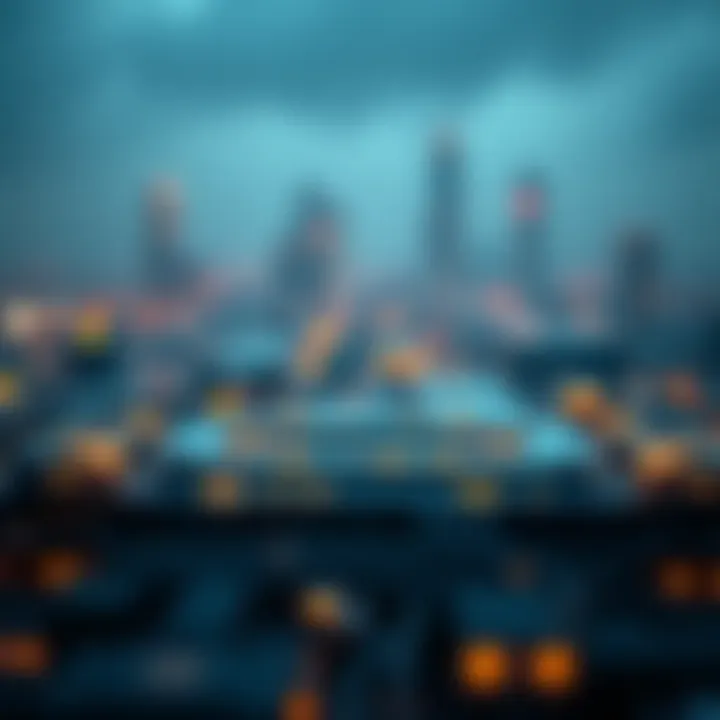 Illustration of Internet Computer Protocol's blockchain architecture