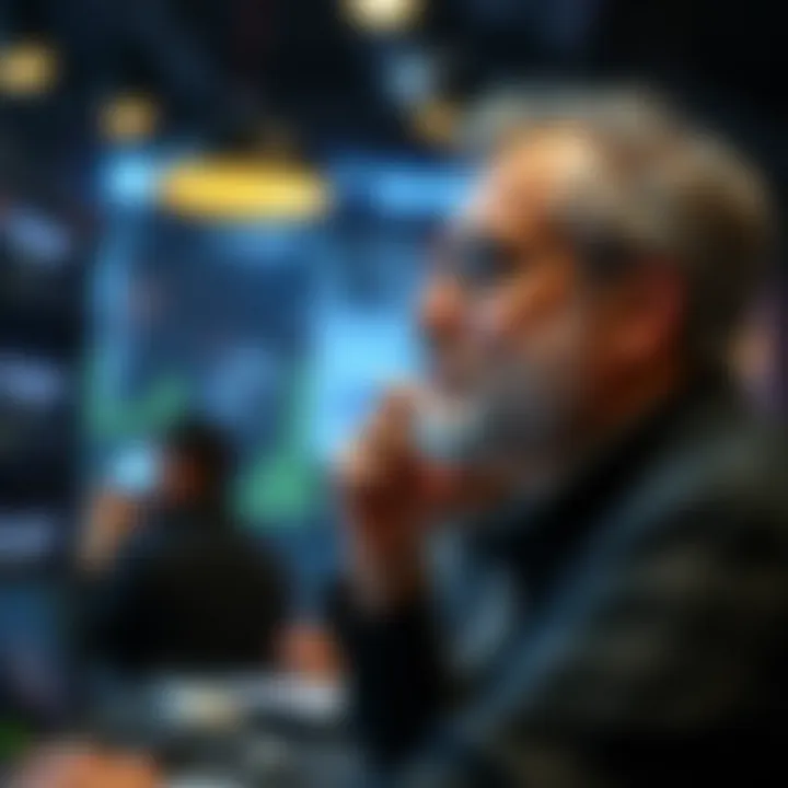 Visionary cryptocurrency founder guiding innovation