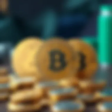 Conceptual Insight into Airdrop Coins Visual representation of airdrop coins concept