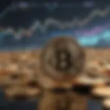 Visual representation of bearish market trends in cryptocurrency