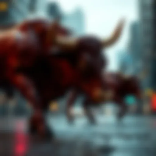 Illustration depicting the dynamics of a bull market