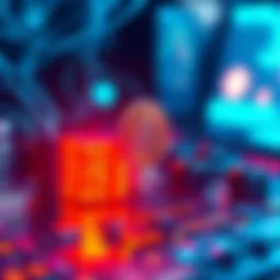 A visual representation of blockchain technology