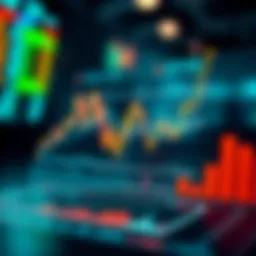 Graph illustrating economic factors impacting stock valuation
