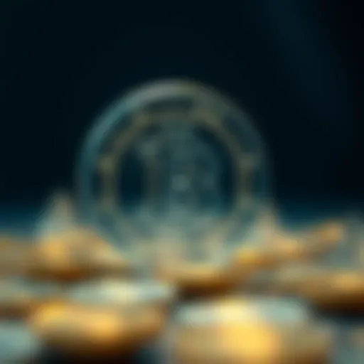 An abstract representation of cryptocurrency invite bonuses