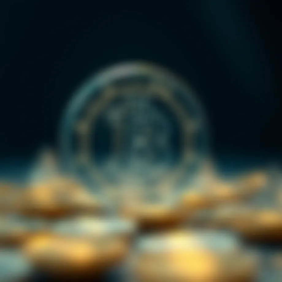 An abstract representation of cryptocurrency invite bonuses