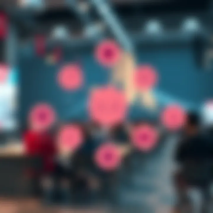 A visual diagram illustrating user engagement strategies in crypto platforms