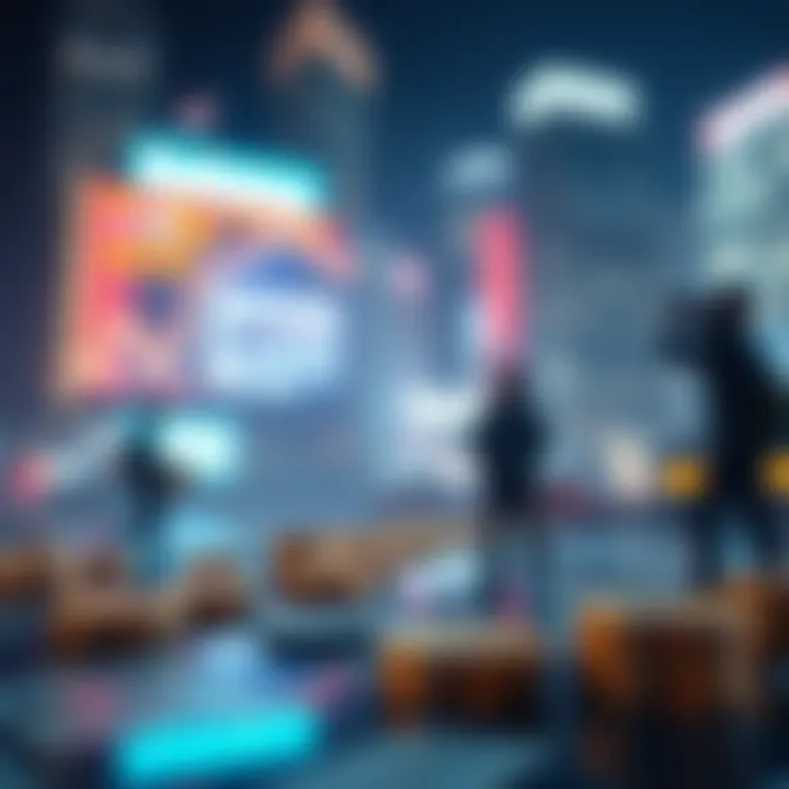 A depiction of global events influencing digital currency trends