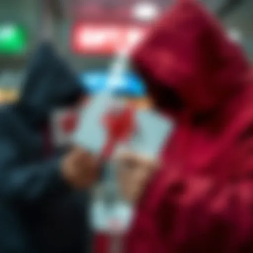 Visual representation of gift cards being targeted by scammers
