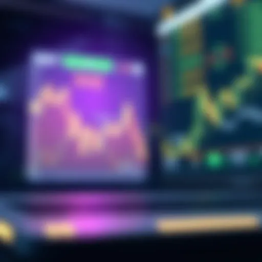 An illustration depicting the concept of spot trading in cryptocurrency