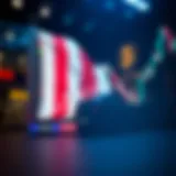 Bull Flag Pattern Visualization Visual representation of a bull flag pattern in cryptocurrency trading