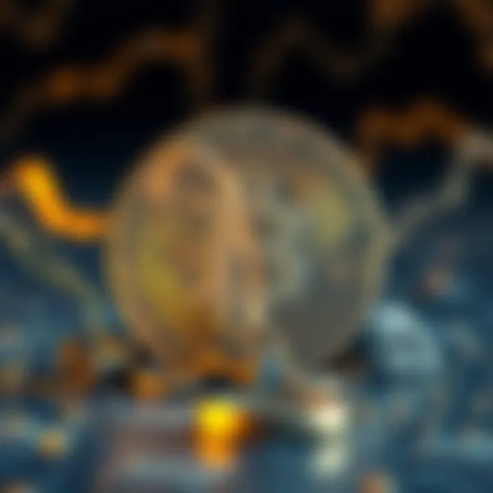 Illustration of blockchain technology behind Pi