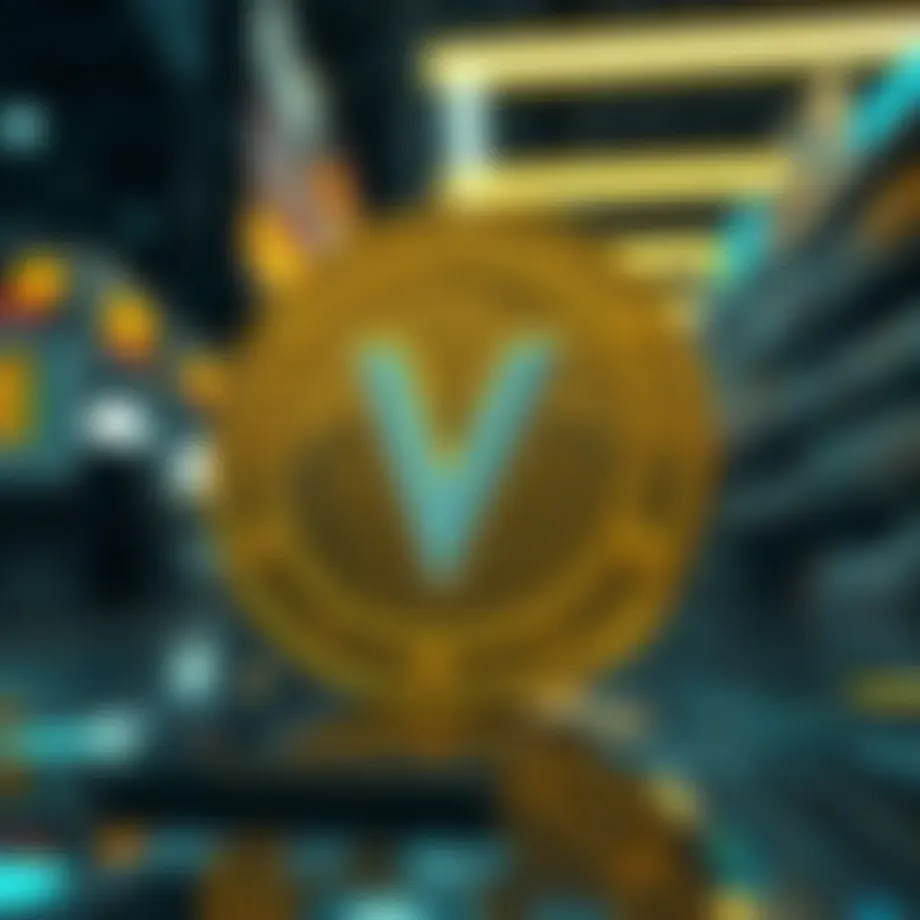 Conceptual representation of Volt Coin in the digital market