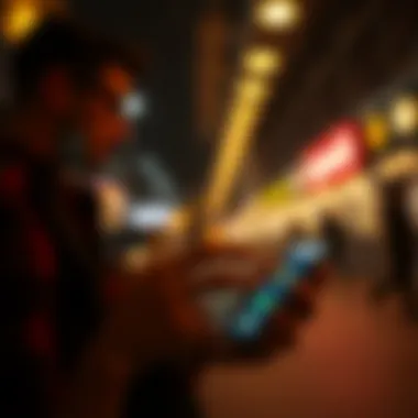 Engaging in Peer-to-Peer Transactions An illustration of a peer-to-peer transaction taking place on a mobile device