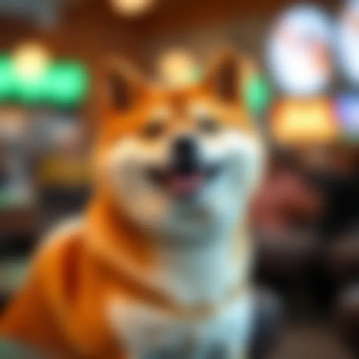 Shiba Inu Cryptocurrency Logo Shiba Inu cryptocurrency logo