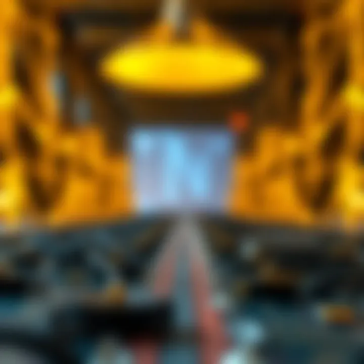 An abstract representation of blockchain technology