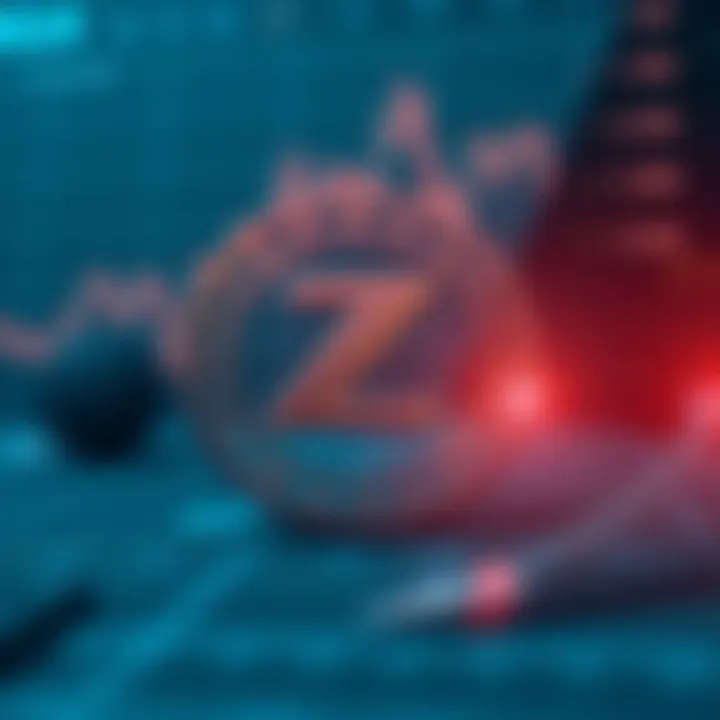 Chart illustrating significant market influences on Zuga Coin pricing